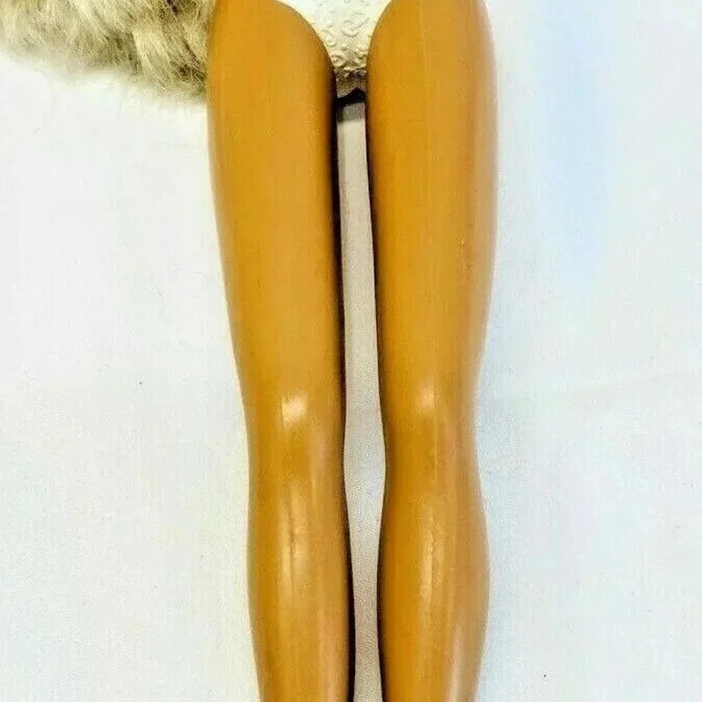MATTEL BARBIE Doll Blonde Hair Blue Eyes Articulated Elbows Outfit 12